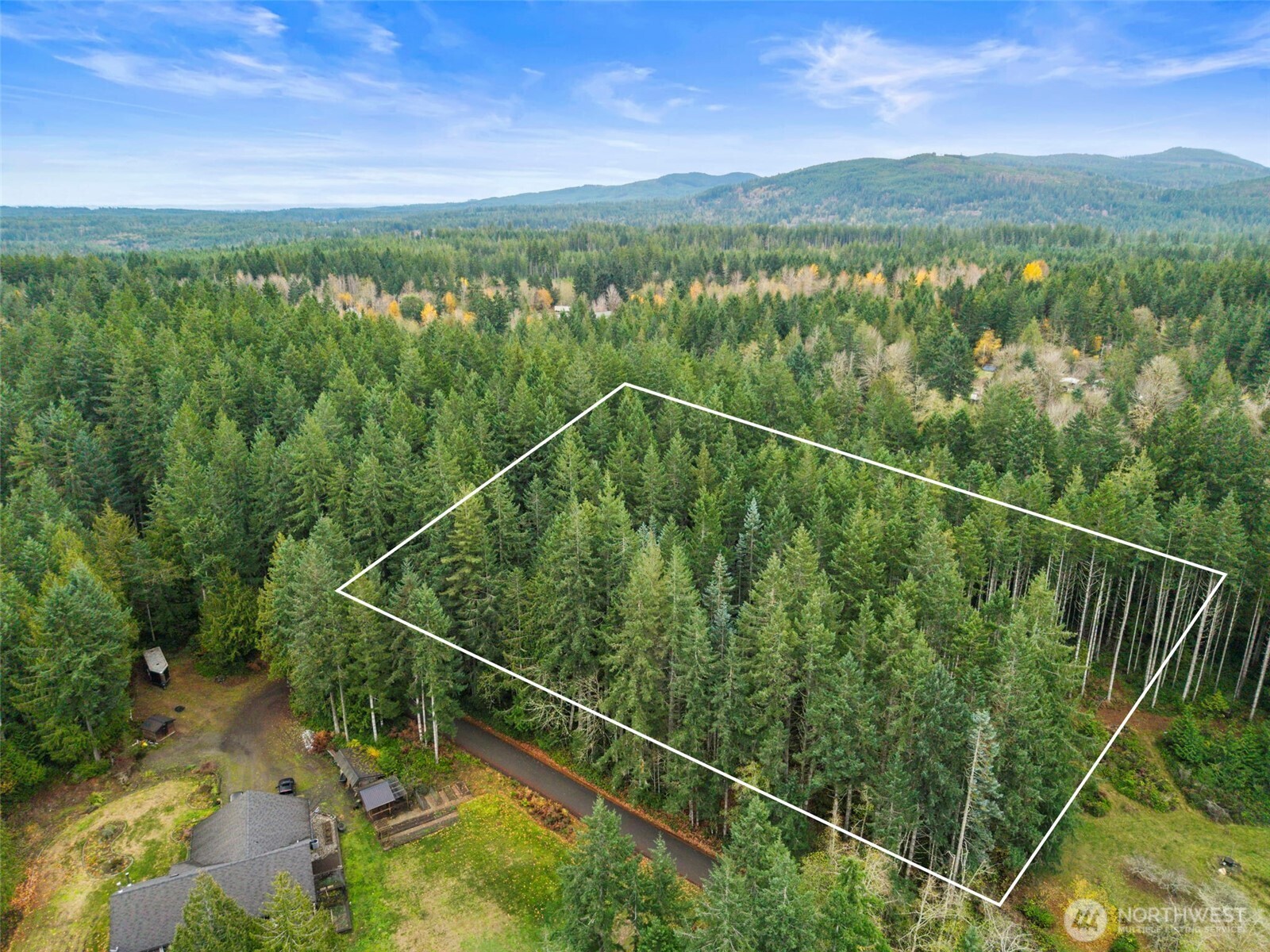 3 Larson Lane Northwest Seabeck, WA 98380 - Photo 12 of 18 a view of a balcony with an outdoor space
