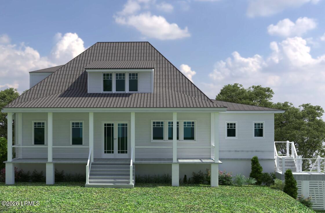 208 Bull Point Drive Seabrook, SC 29940 - Photo 57 of 58 Render 1 - front elevation