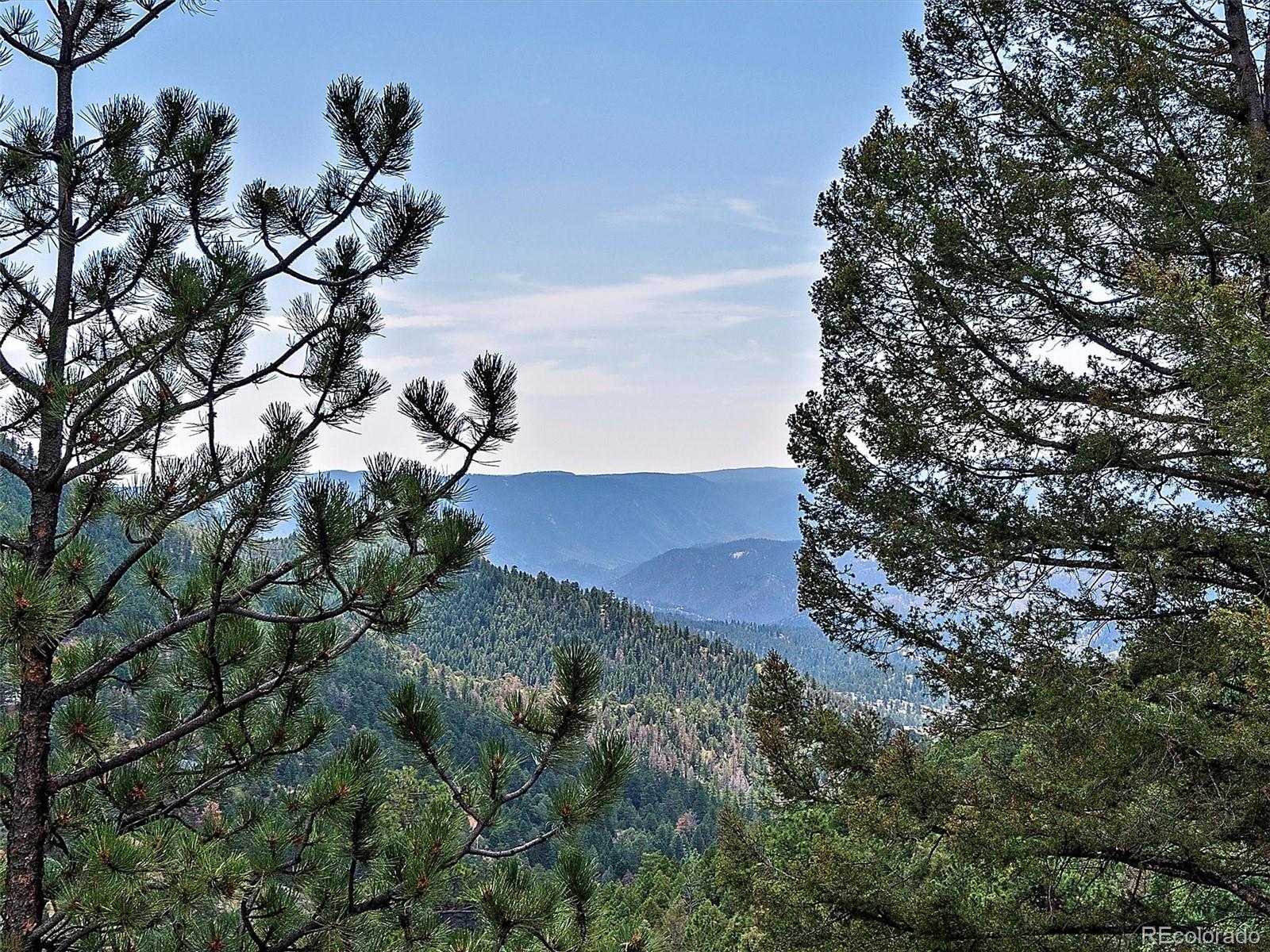 13745 Shiloh Drive Conifer, CO 80433 - Photo 19 of 20 a view of a house with a tree in the background