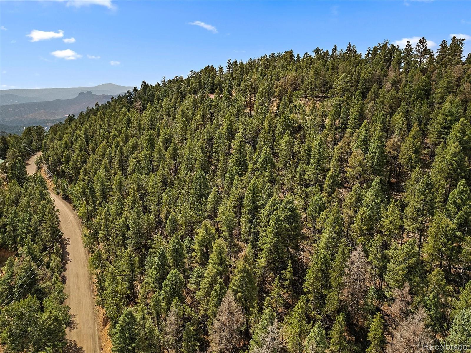 13745 Shiloh Drive Conifer, CO 80433 - Photo 4 of 20 a view of a large building with a mountain in the background