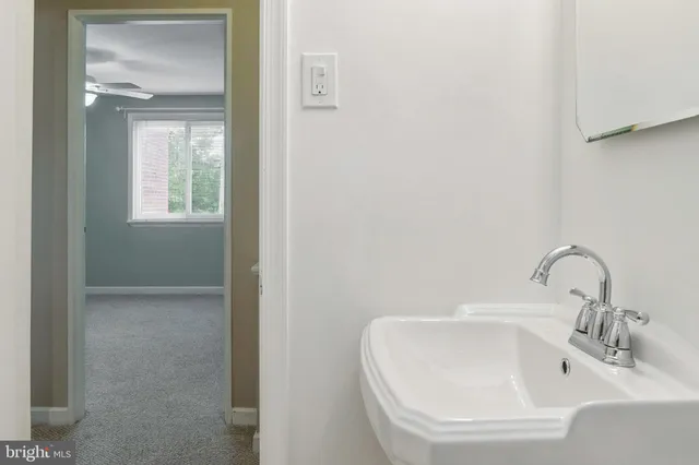 a bathroom with a sink