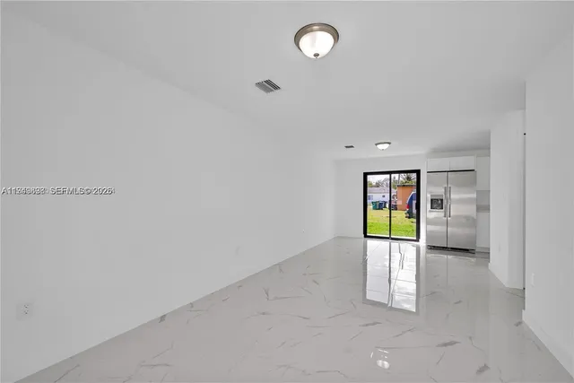 a view of an empty room