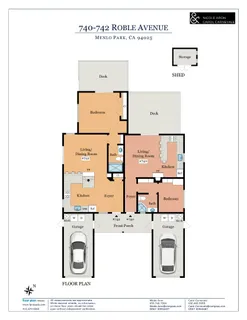 $2,195,000 | 740 Roble Avenue, Menlo Park, CA 94025