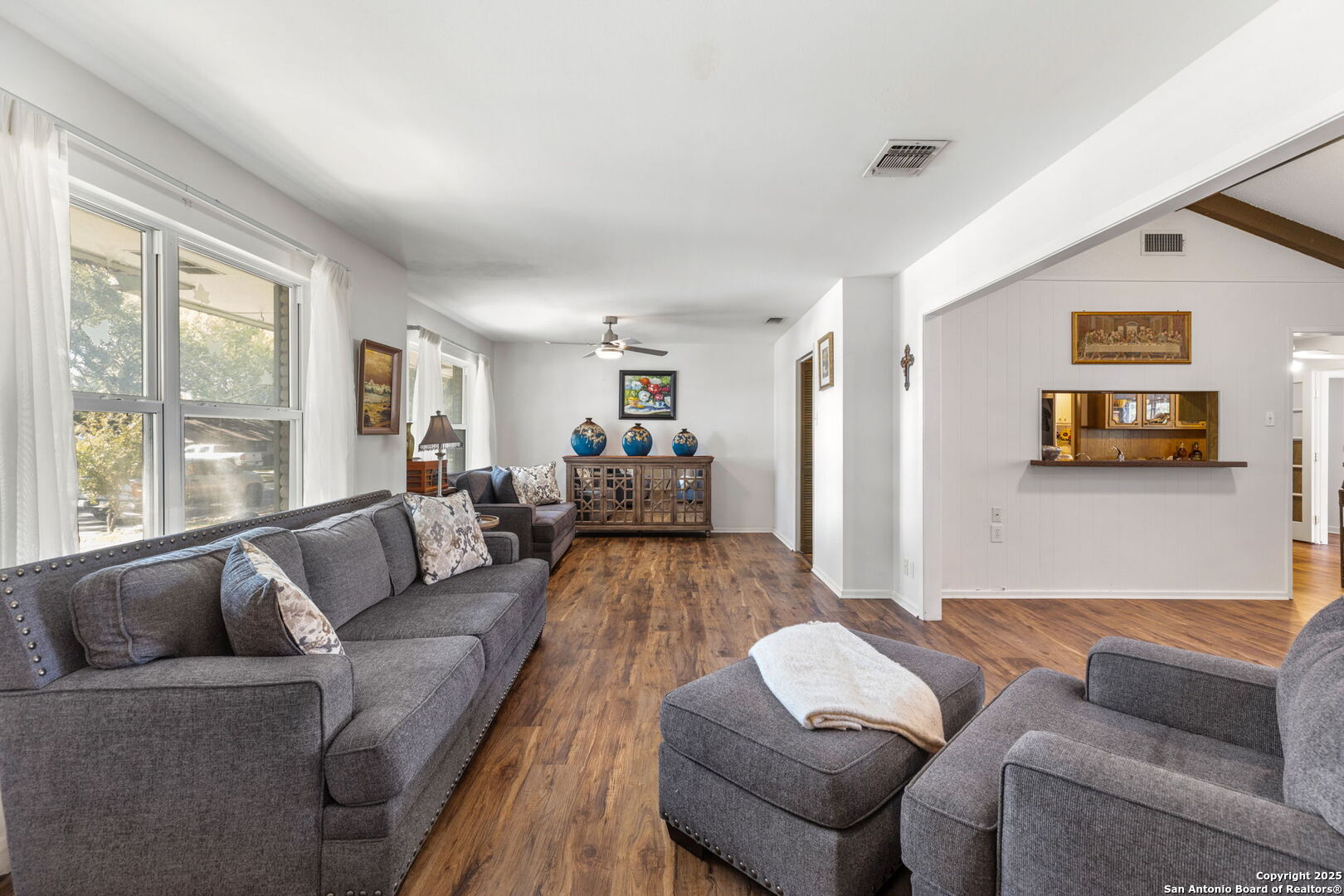 713 Fawndale Lane Windcrest, TX 78239 - Photo 5 of 31 a living room with furniture and a large window