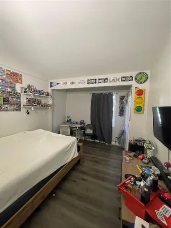 a room with storage and utility