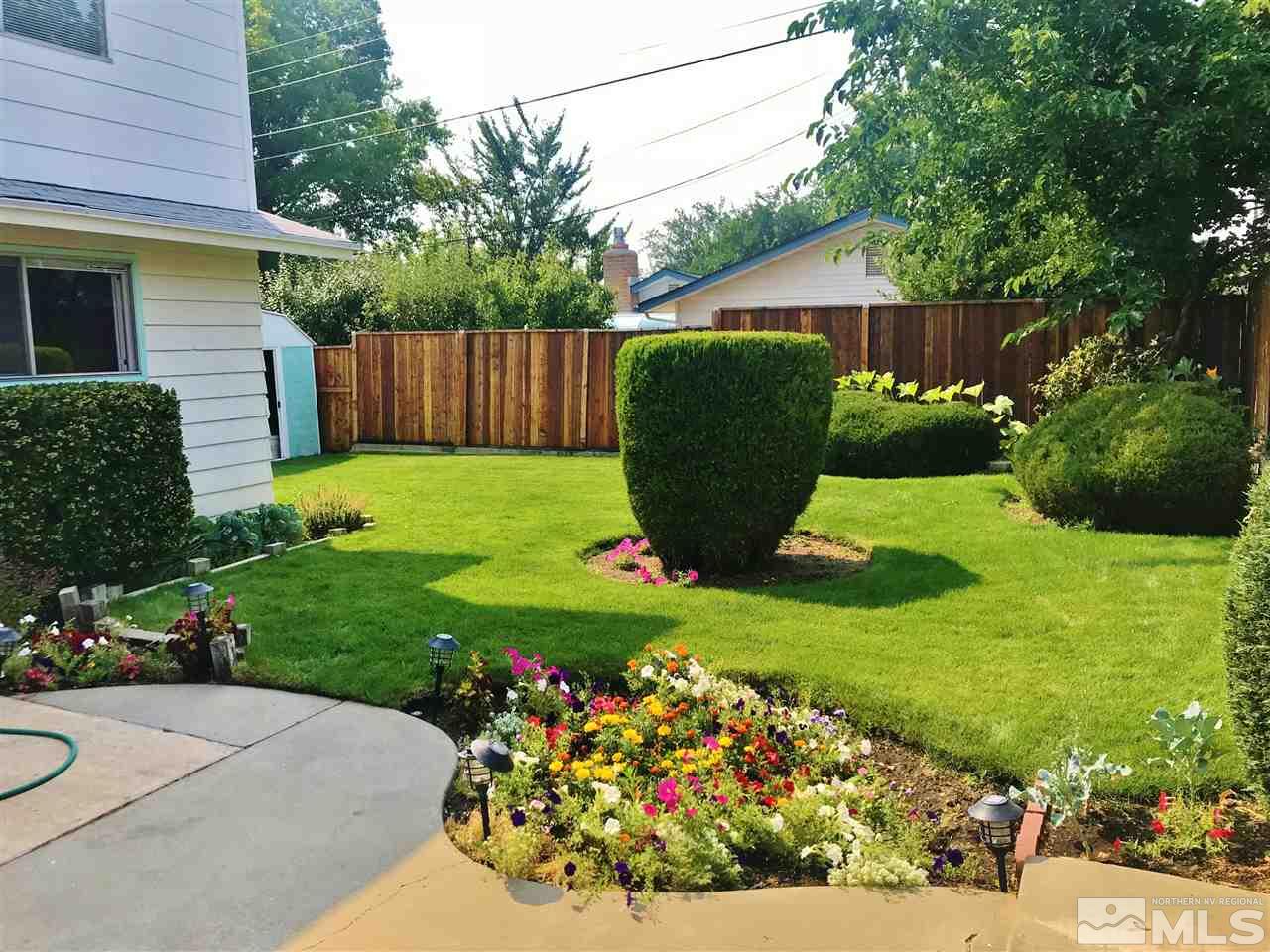 2130 Prince Way Reno, NV 89503 - Photo 23 of 25 a view of a garden with a flower garden