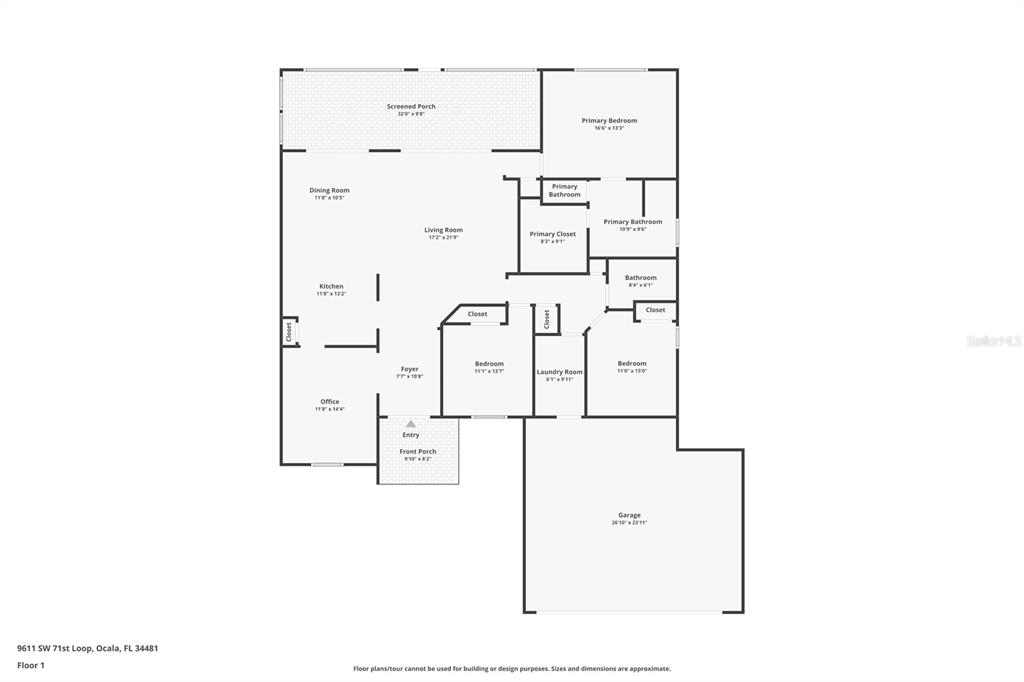 9611 Southwest 71st Loop Ocala, FL 34481 - Photo 31 of 31 a picture of a bathroom with a white wall