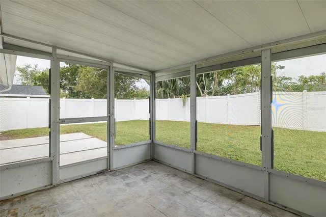 a view of an outdoor space and a yard