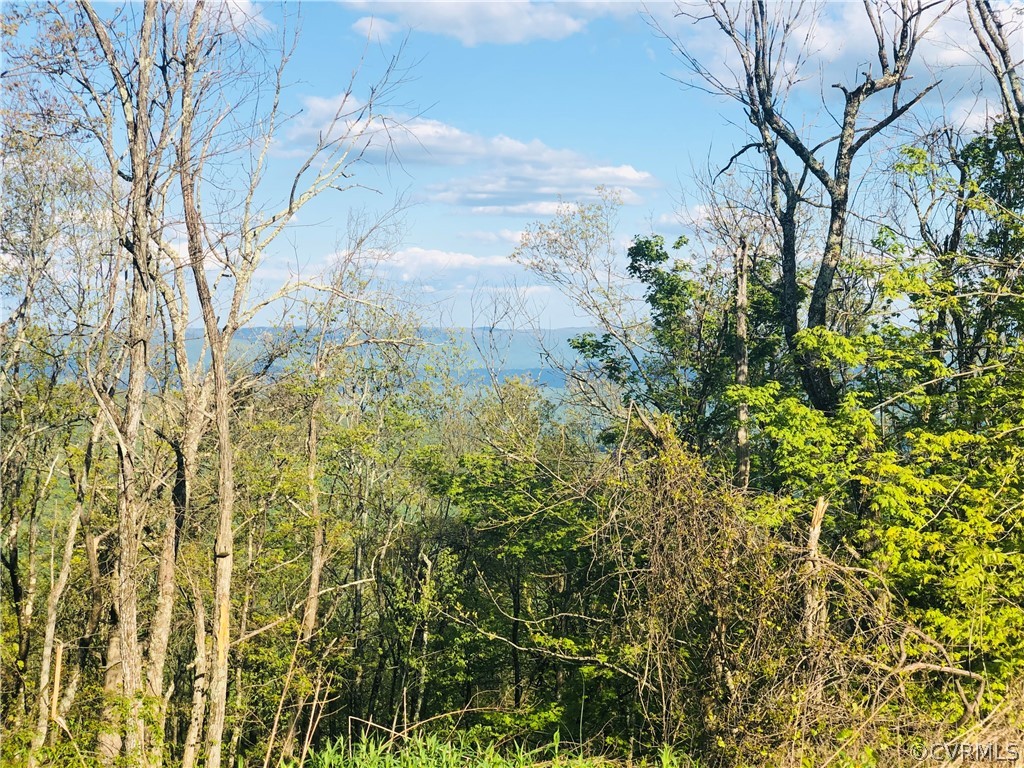 a backyard of a building with lots of green space