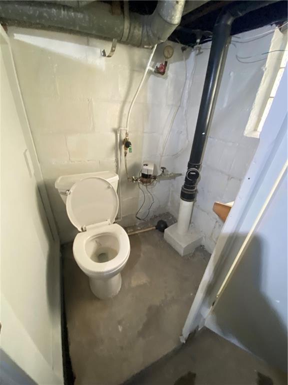 311 South 3rd Avenue Elizabeth, PA 15037 - Photo 27 of 30 a bathroom with a toilet and a mirror