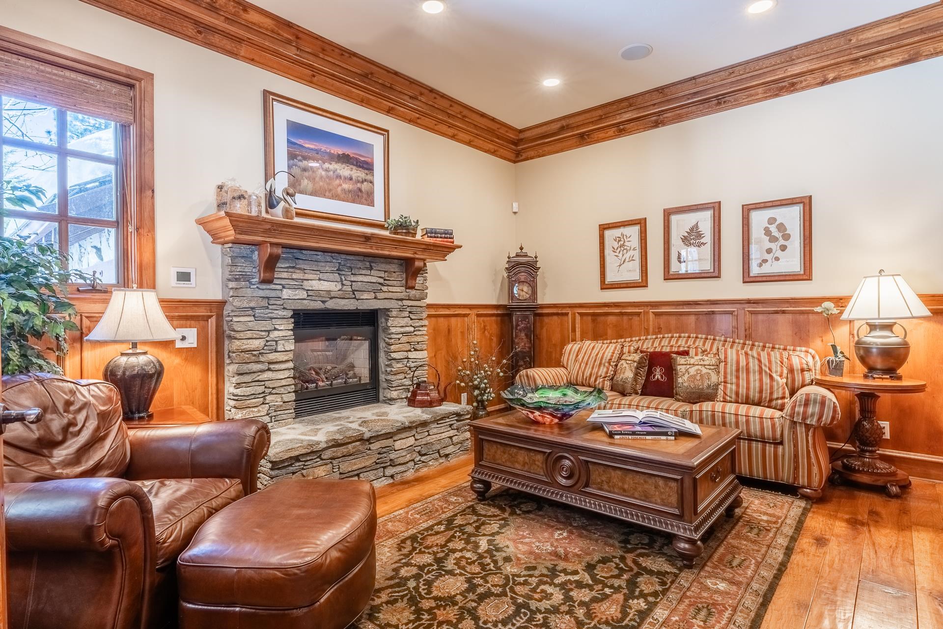 105 Northstar Circle Mammoth Lakes, CA 93546 - Photo 16 of 49 a living room with furniture and a fireplace