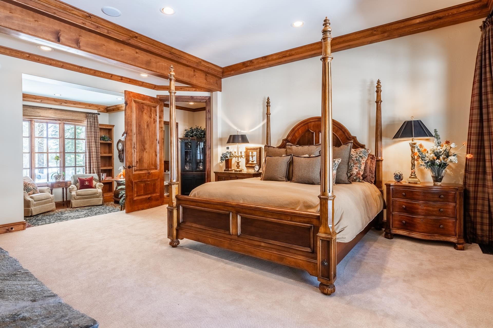 105 Northstar Circle Mammoth Lakes, CA 93546 - Photo 18 of 49 a bed room with a bed and a chair