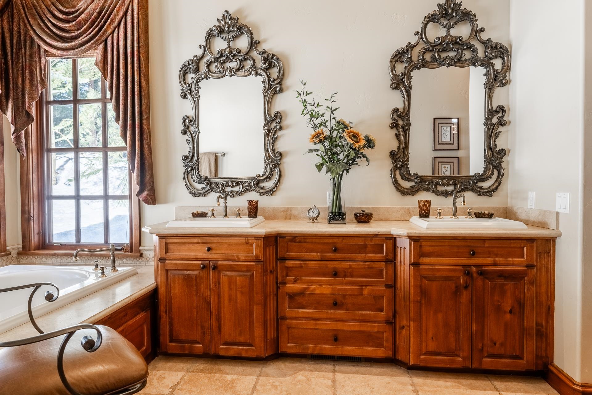 105 Northstar Circle Mammoth Lakes, CA 93546 - Photo 22 of 49 a bathroom with a sink and a mirror