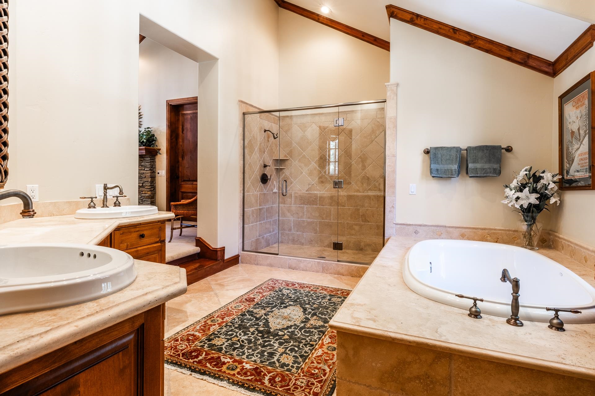 105 Northstar Circle Mammoth Lakes, CA 93546 - Photo 29 of 49 a bathroom with a tub and a sink