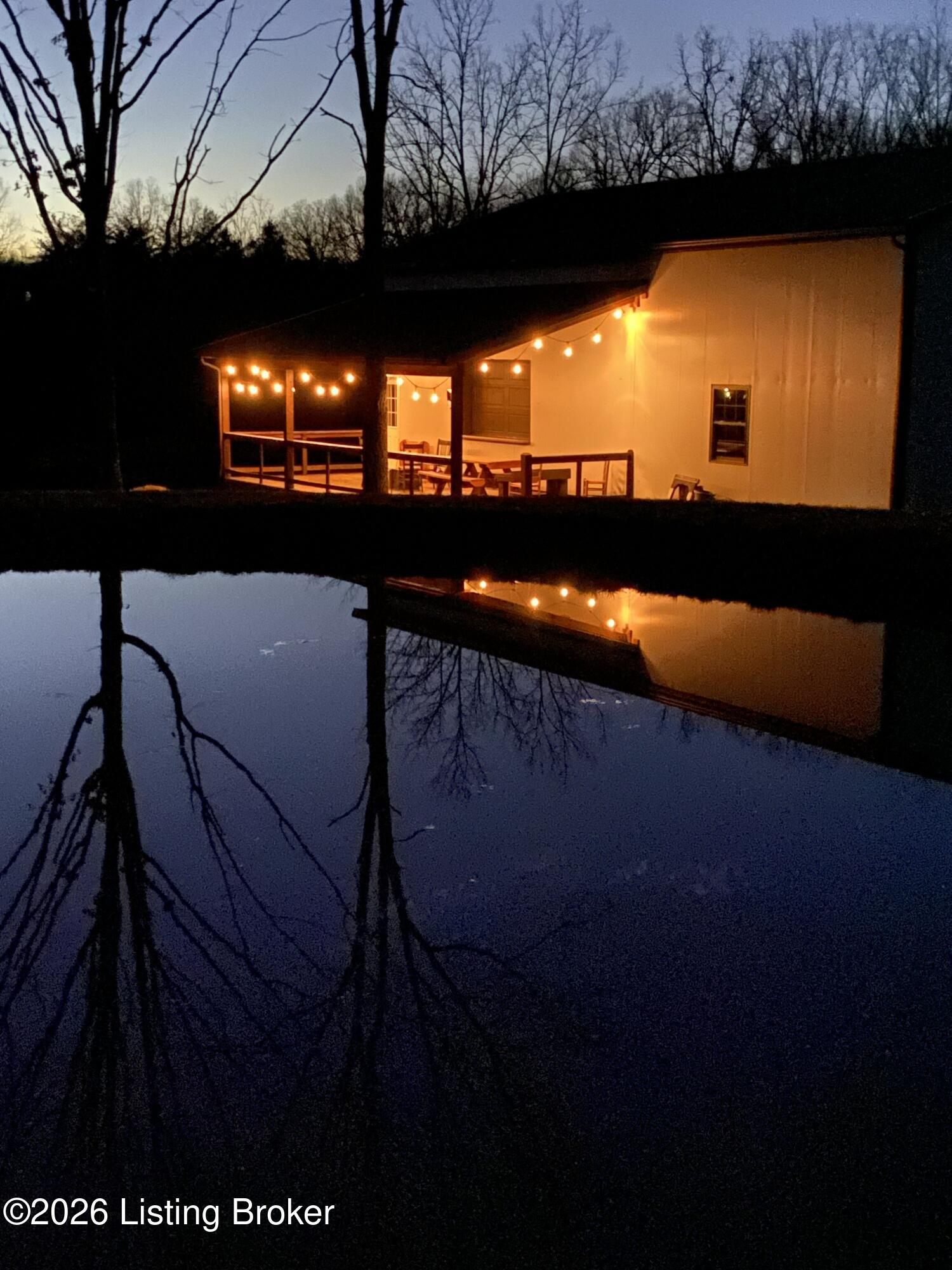 970 River Road Clarkson, KY 42726 - Photo 22 of 58 Part Porch Night View