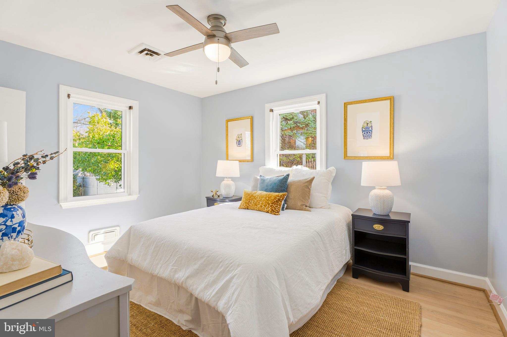 500 Hillen Road Towson, MD 21286 - Photo 19 of 42 a bedroom with a bed and a window