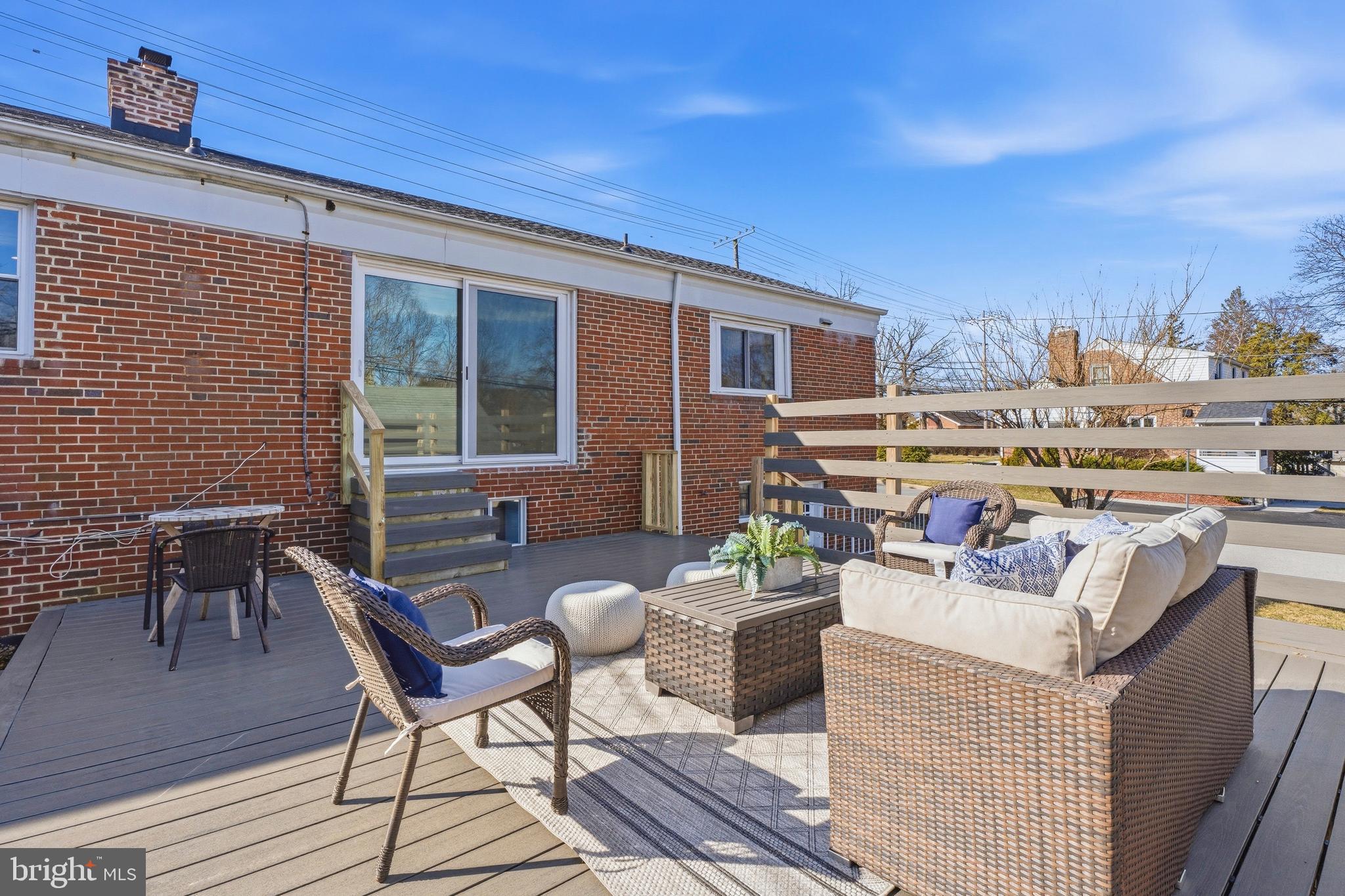500 Hillen Road Towson, MD 21286 - Photo 36 of 42 a view of a patio on the roof deck