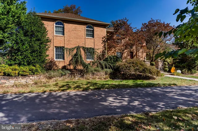a view of a yard with cars parked on the road