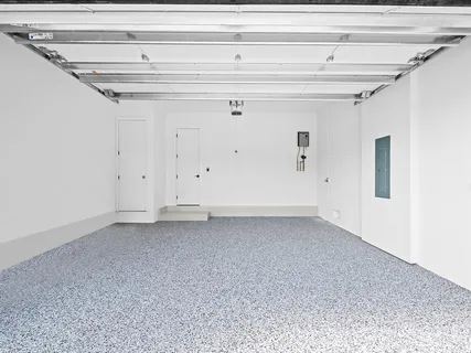 a view of a utility room with closet