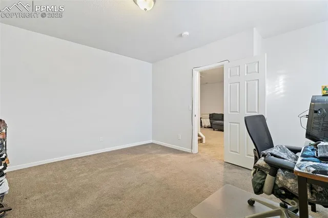 a view of workspace with furniture