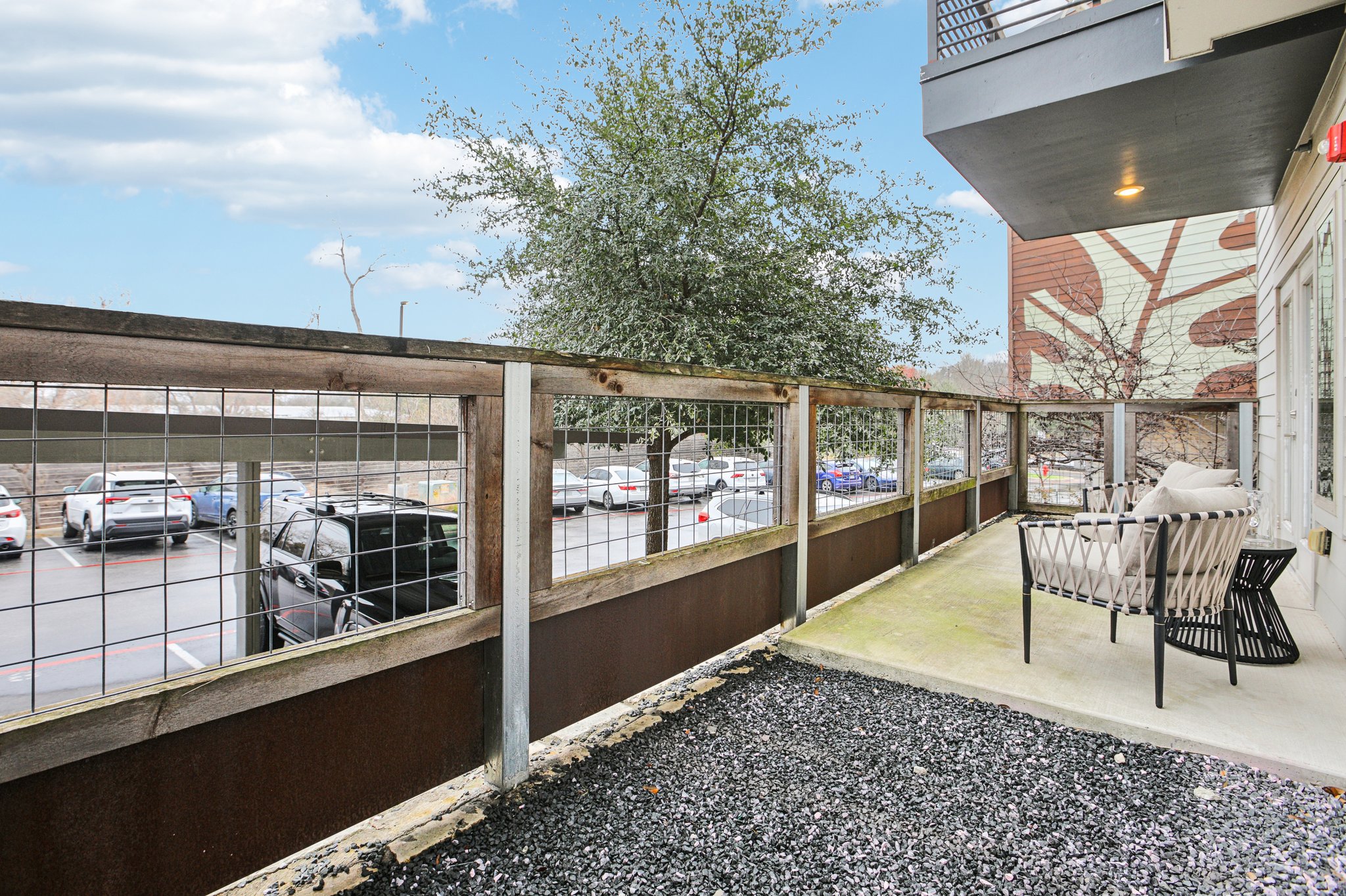 2505 Thornton Road, Unit 1107 Austin, TX 78704 - Photo 25 of 34 a view of a porch with furniture