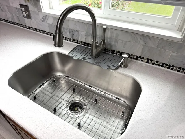 a close view of a stove in the kitchen