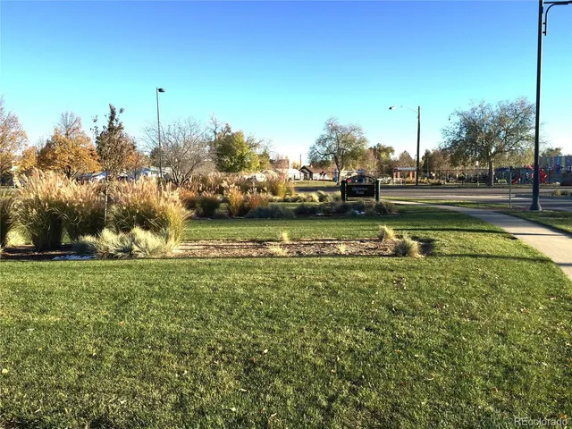 a view of a lake with houses