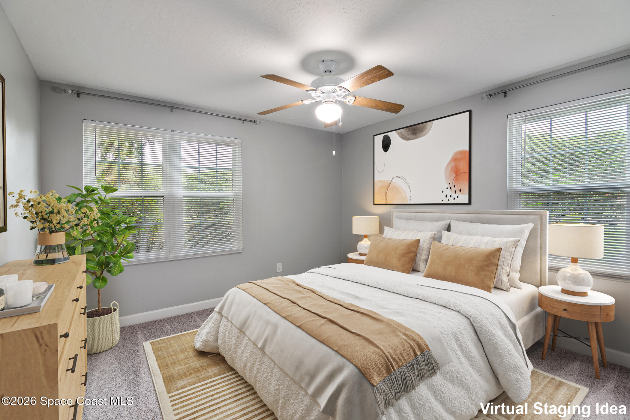 7667 North Wickham Road, Unit 1201 Melbourne, FL 32940 - Photo 18 of 29 Virtual Stage Idea 3rd Bedroom