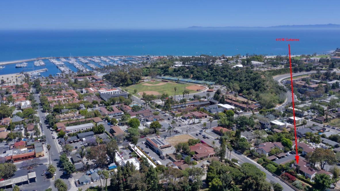 415 West Gutierrez Street, Unit 16 Santa Barbara, CA 93101 - Photo 1 of 12 an aerial view of a city