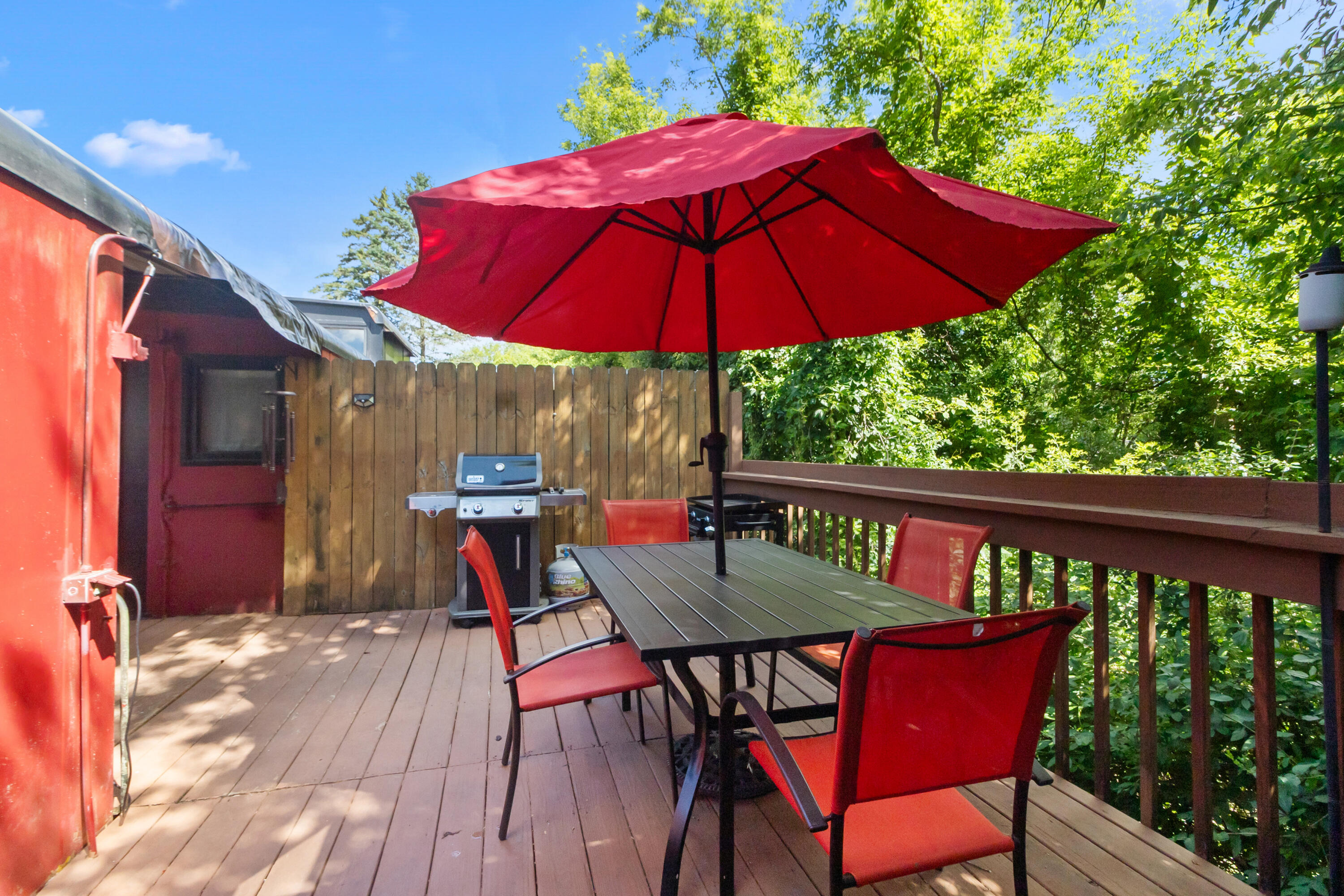 301 East Townline Road, Unit 3 Lake Geneva, WI 53147 - Photo 8 of 35 Large, private deck for your enjoyment
