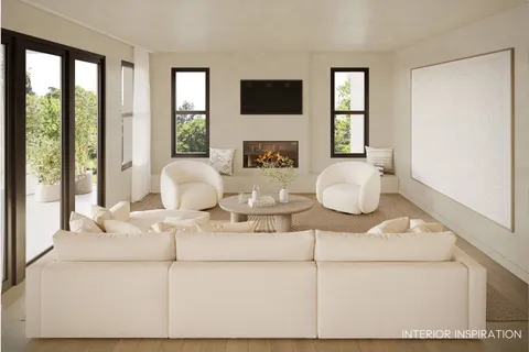 a picture of a room with a floor to ceiling window