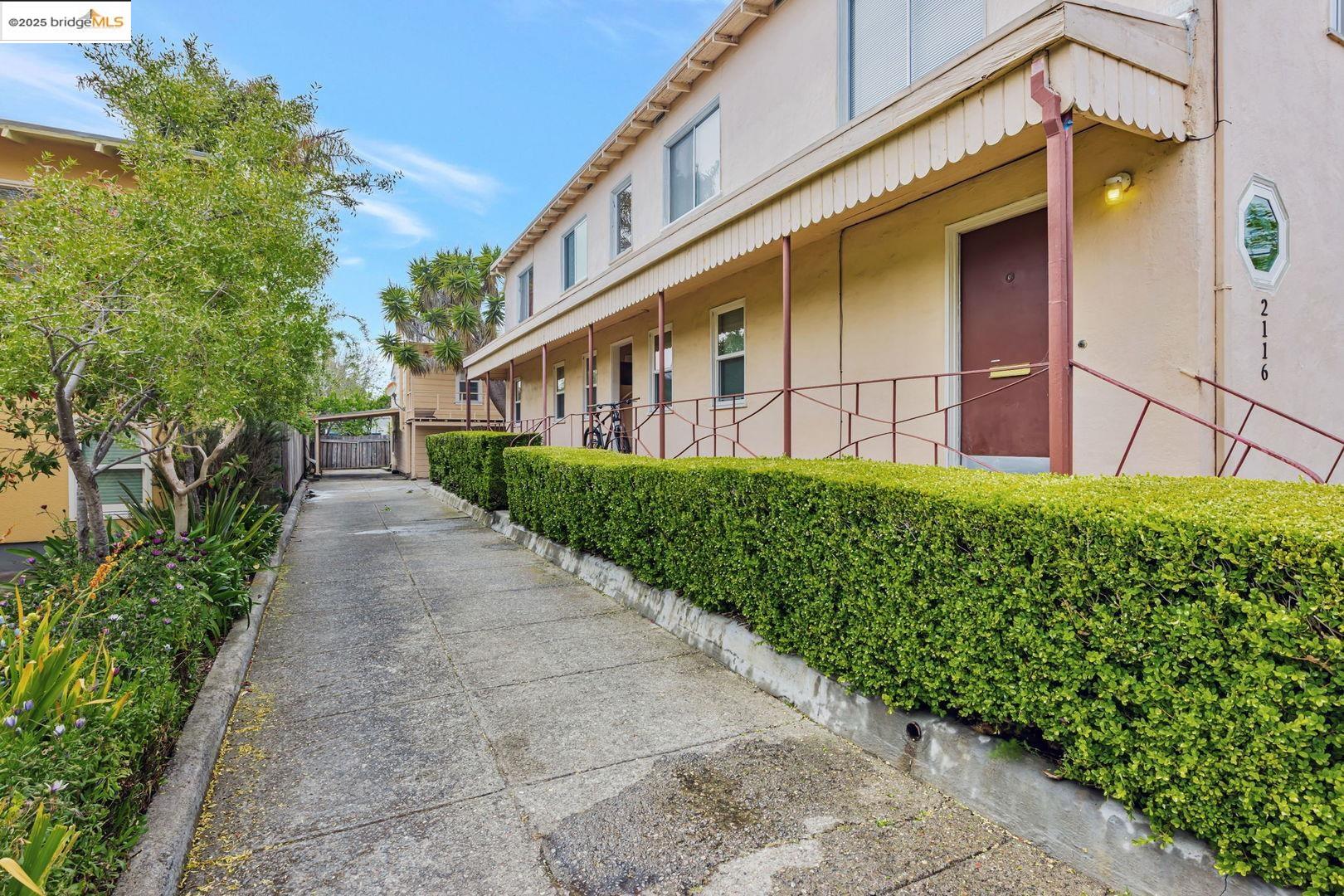 2118 California Street Berkeley, CA 94703 - Photo 2 of 34 a view of a house with brick walls