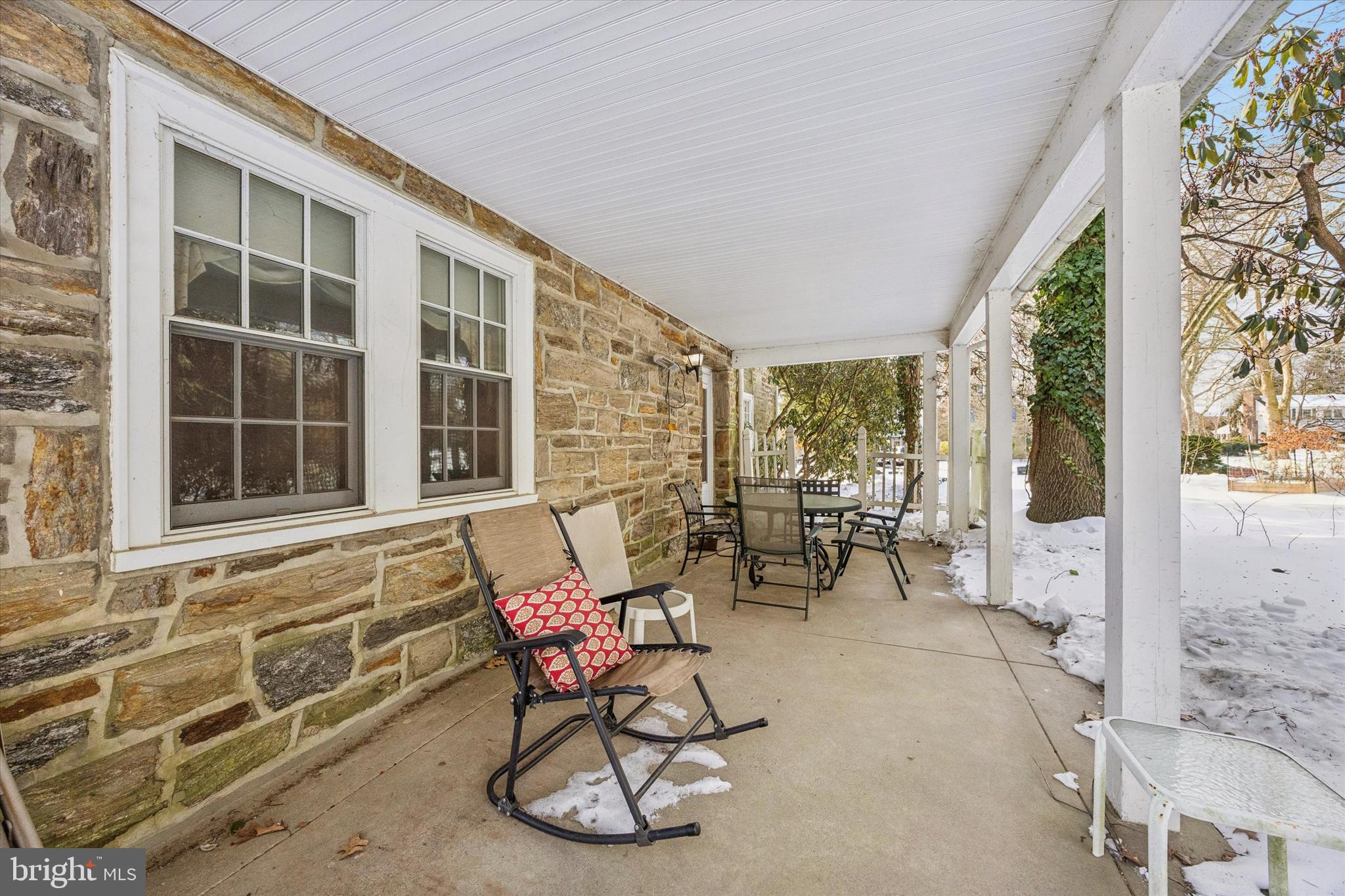 1039 Wellington Road Jenkintown, PA 19046 - Photo 2 of 49 Expansive covered porch