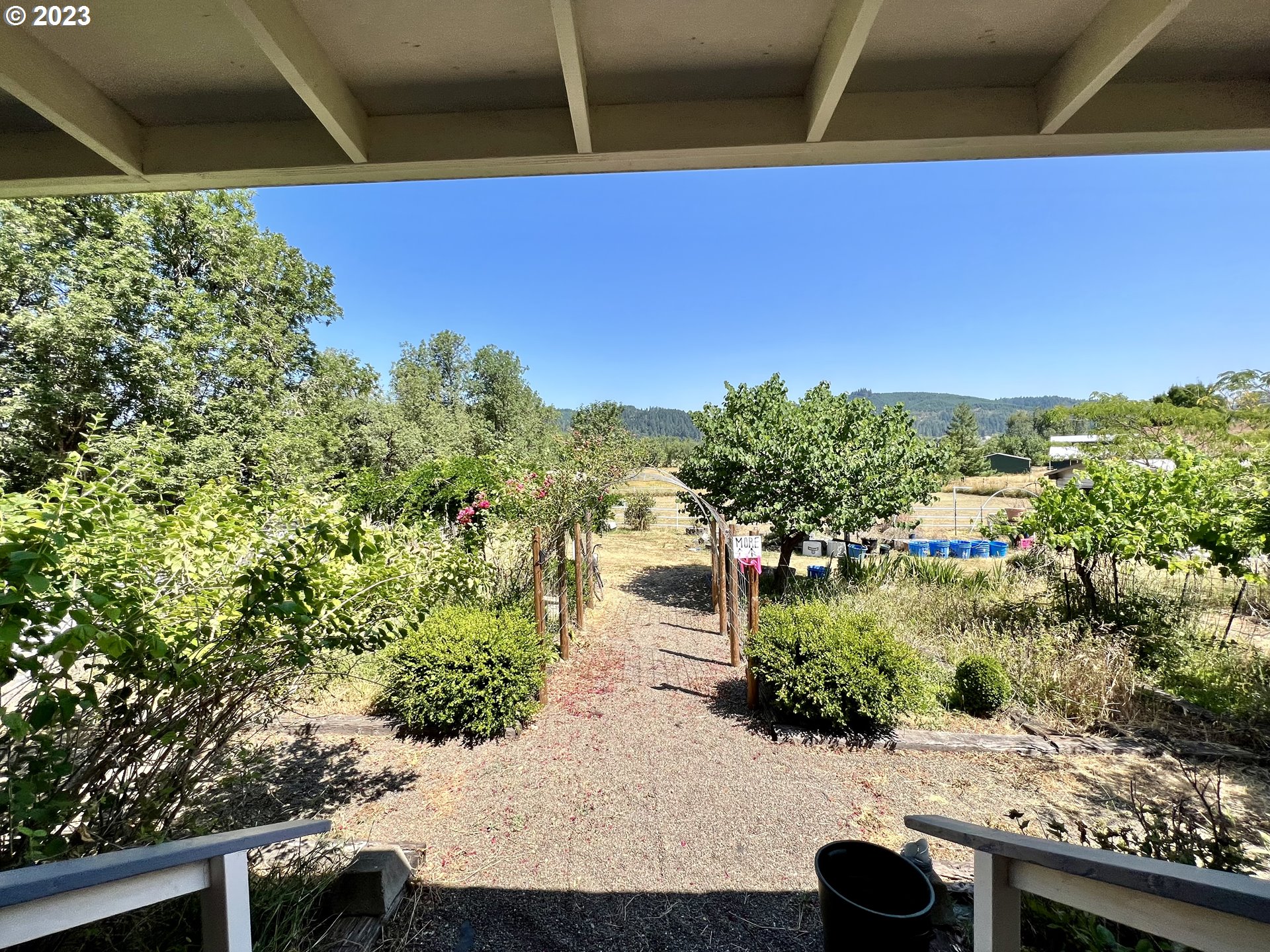 1581 Southside Road Sutherlin, OR 97479 - Photo 27 of 30 a view of a yard with potted plants