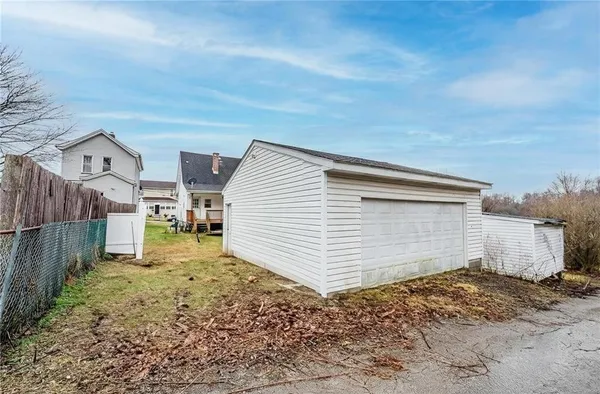 a backyard of a house