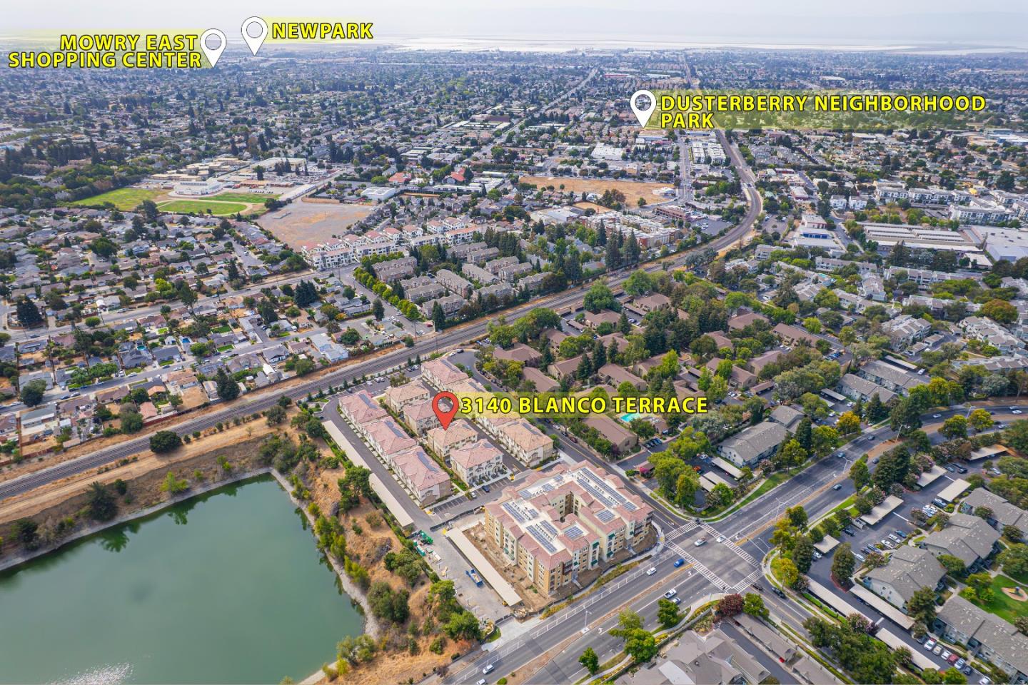 3140 Blanco Terrace Fremont, CA 94536 - Photo 32 of 35 an aerial view of a city