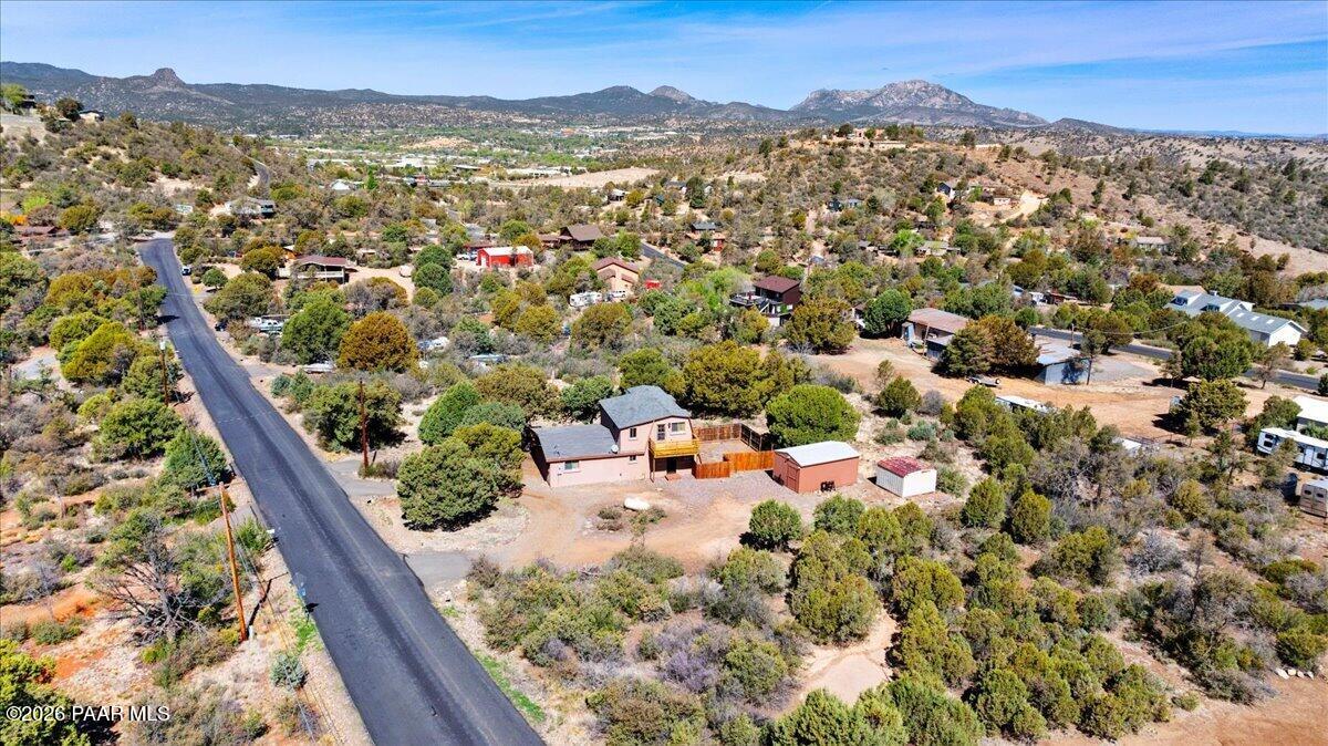 1508 Wells Fargo Road Prescott, AZ 86303 - Photo 29 of 29 29-Aerial with Granite and Thumb Butte