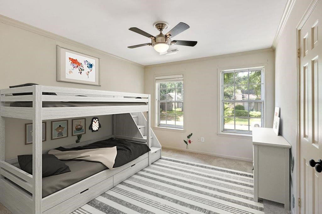 1836 Kimbrough Road Memphis, TN 38138 - Photo 12 of 16 a bed room with a bed and a window