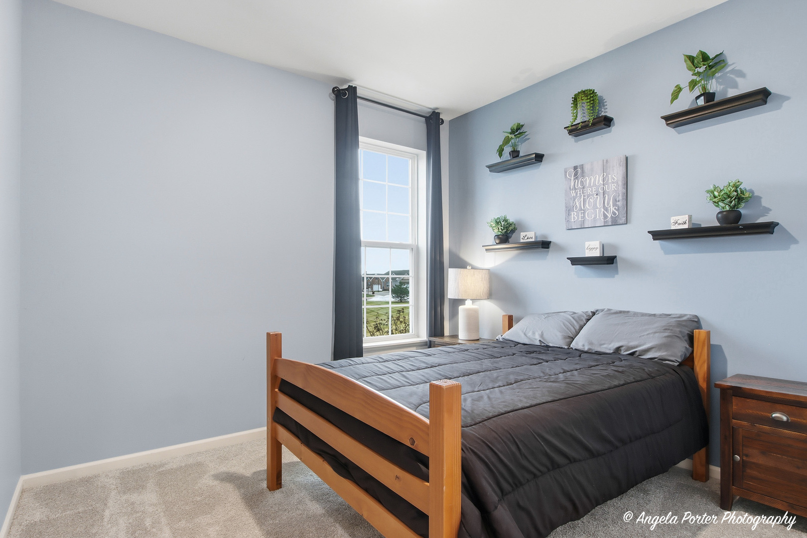 9186 Ritz Court Huntley, IL 60142 - Photo 15 of 36 a bedroom with a bed and a window
