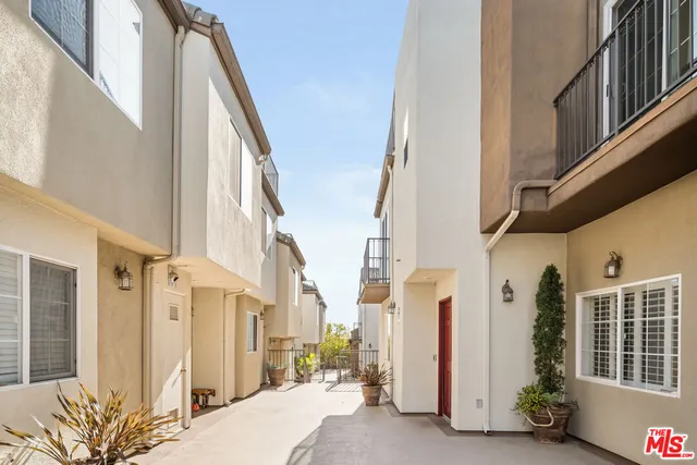 a view of a building with a outdoor space