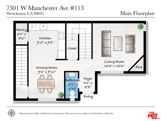 a picture of a bench in front of a door