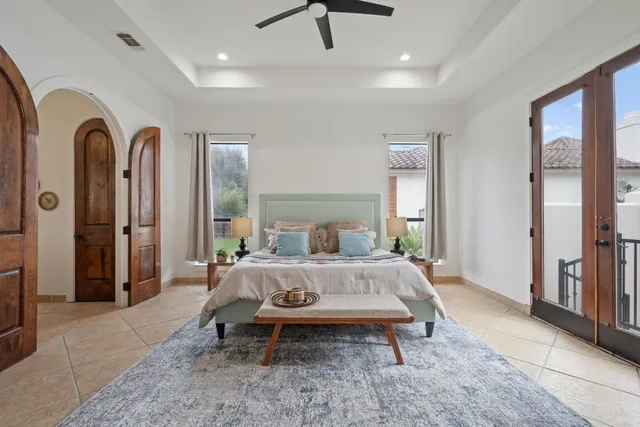 a living room with furniture rug and window