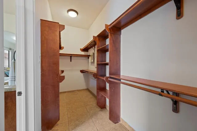 a view of walk in closet