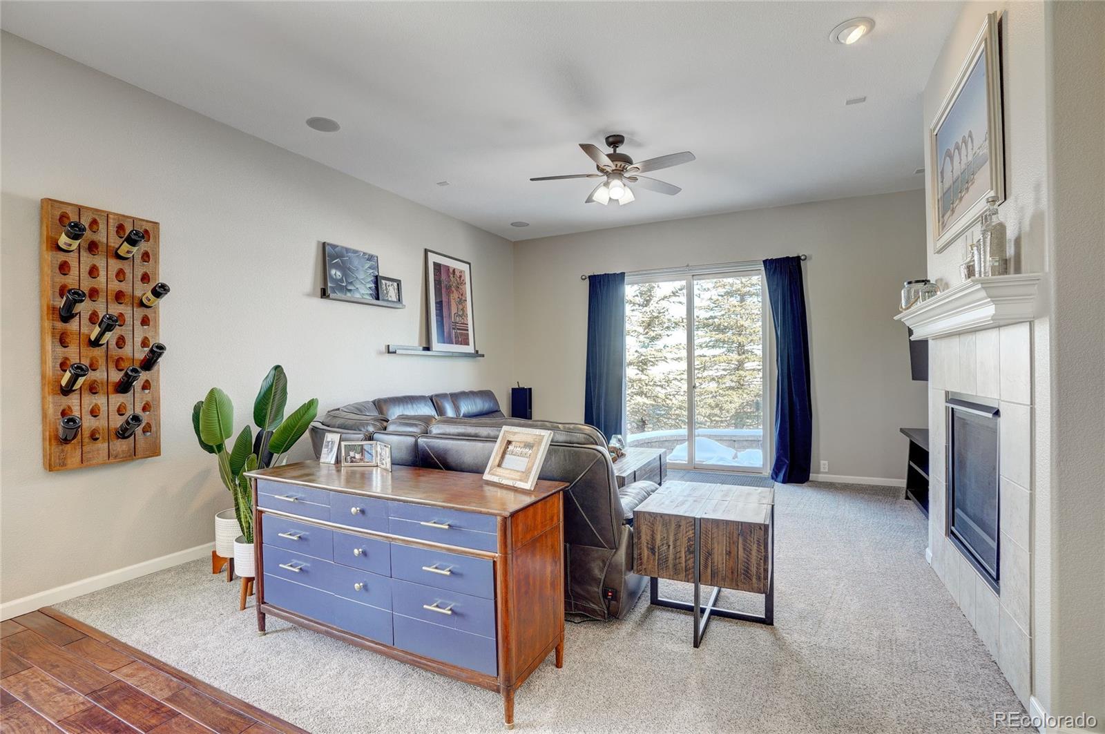 3563 Vestal Loop Broomfield, CO 80023 - Photo 13 of 38 a living room with furniture and a fireplace