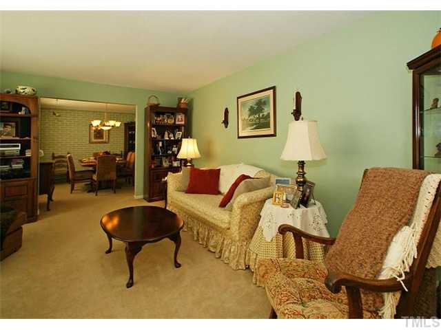 4125 Jane Lane Raleigh, NC 27604 - Photo 10 of 15 Formal LR with hardwoods under carpet.