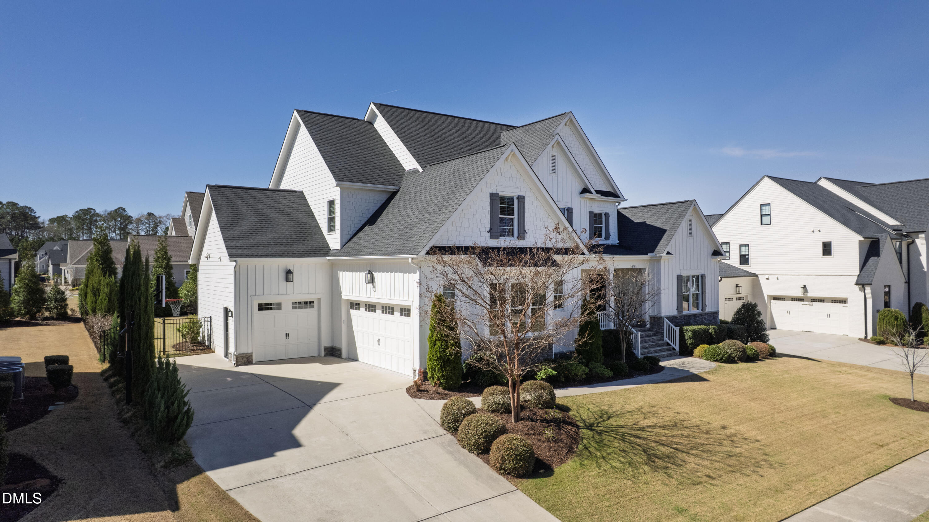 1820 Center Ridge Drive Apex, NC 27502 - Photo 57 of 66 Left side, driveway view