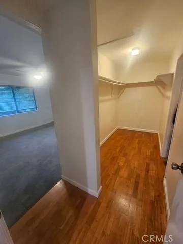 a view of walk in closet