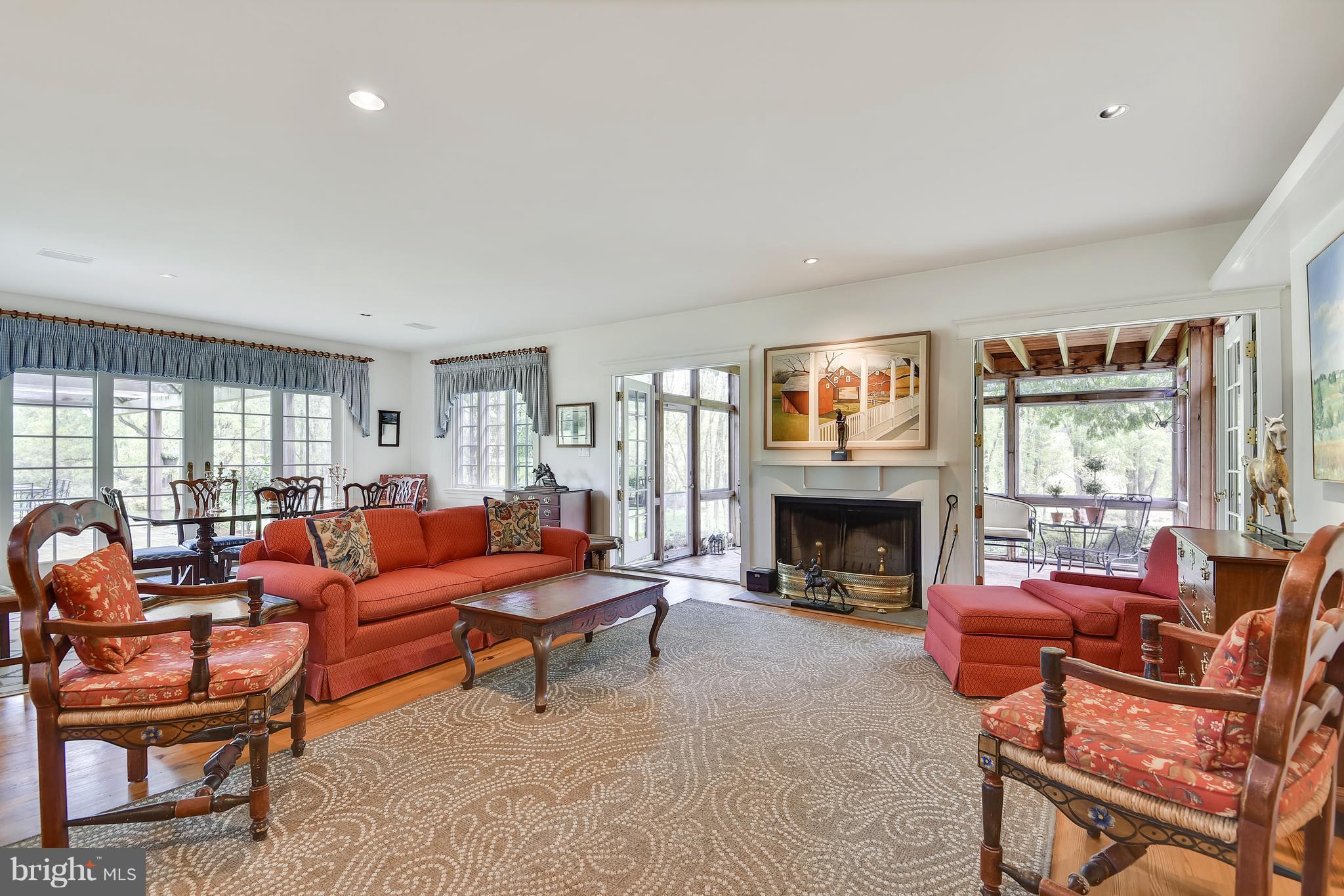3741 Butler Road Glyndon, MD 21136 - Photo 28 of 28 Open floor plan with wood burning firplace.