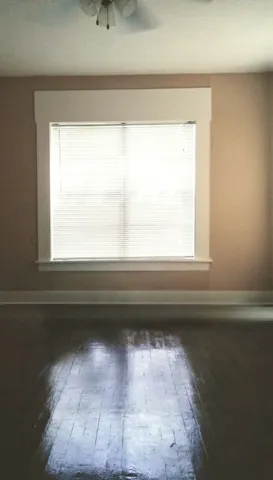 a view of a window in a room