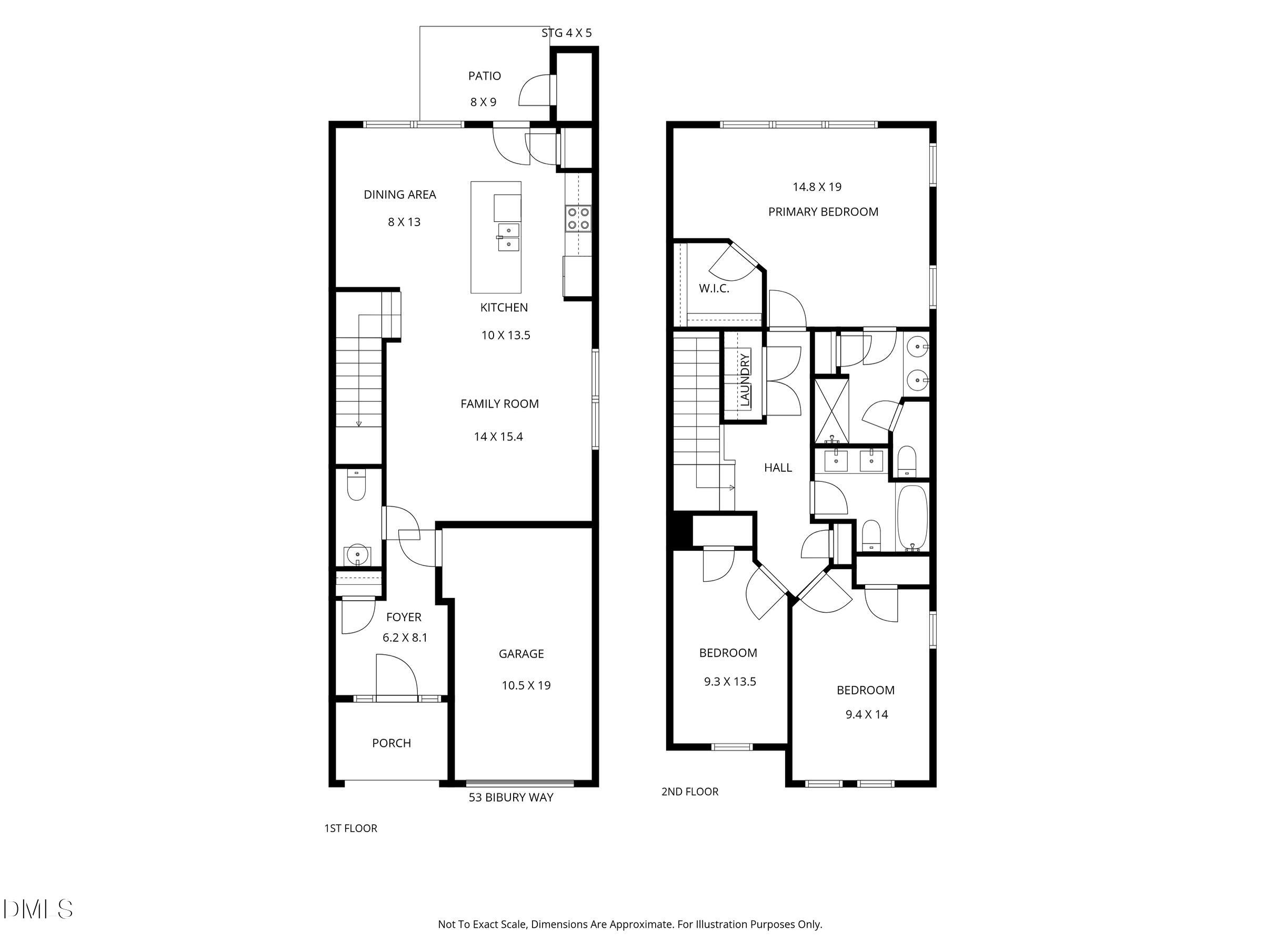 53 Bibury Way Angier, NC 27501 - Photo 47 of 50 a picture of floor plan